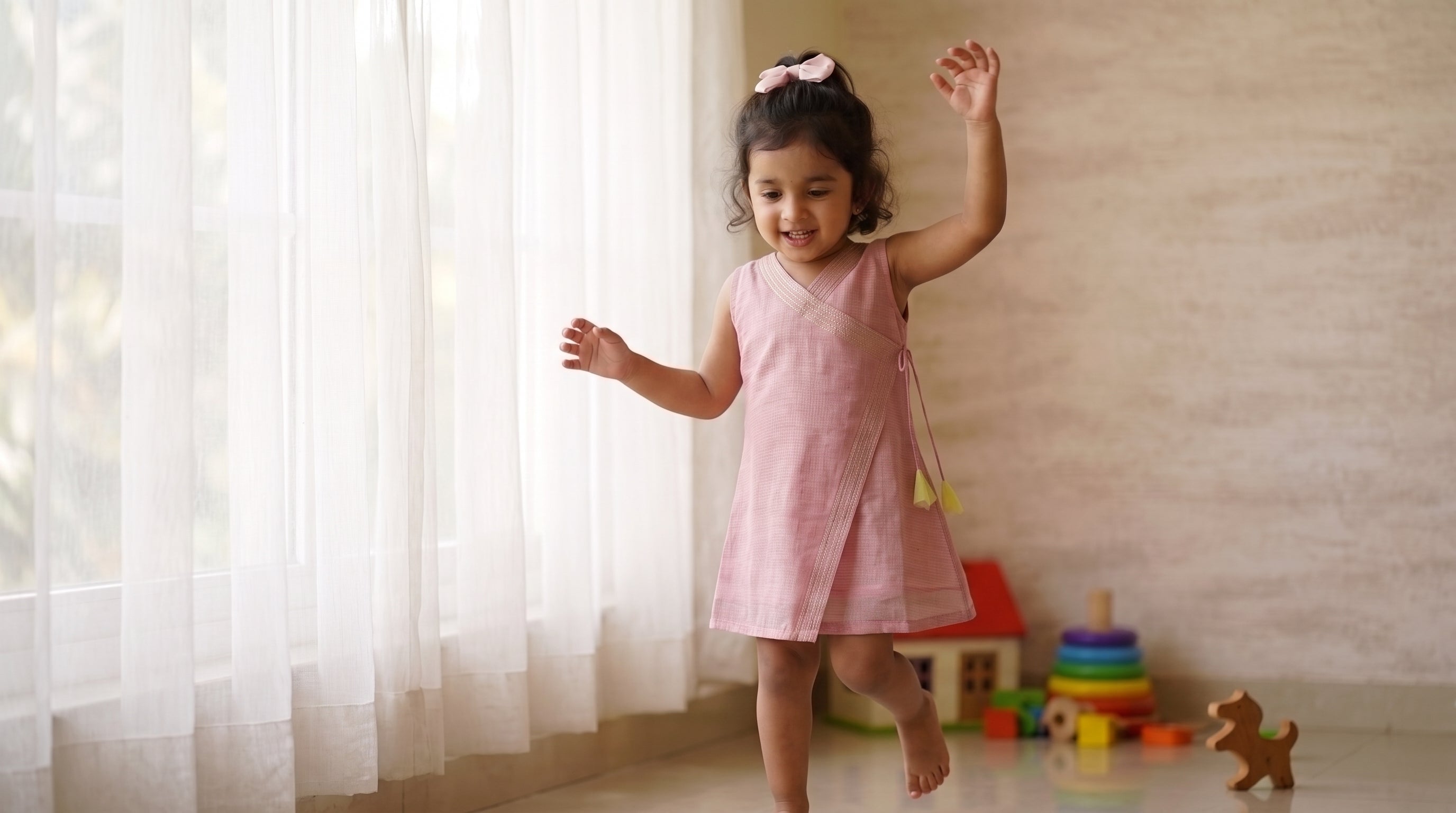Blush Petal Girls Dress