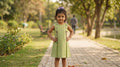 Pistachio Meadow Girls Dress