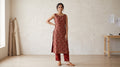 Crimson Heritage Matka Silk Co-ord Set
